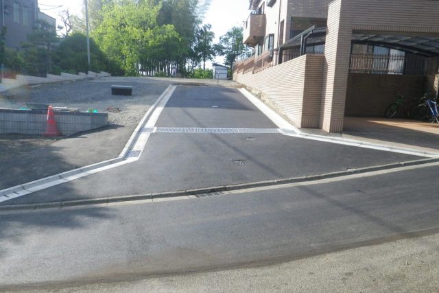 道路位置指定工事